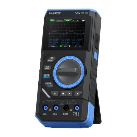 FNIRSI DST-201 Strumento di Misura 3-in-1 Multimetro Oscilloscopio Generatore di Segnali