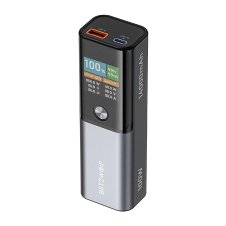 BlitzWolf BW-P23 Powerbank 100W 14000mAh Grigio