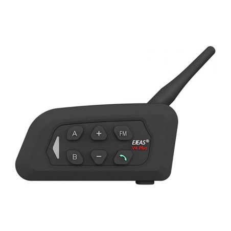 EJEAS V4 Plus Interfono Moto Bluetooth 4 Persone 1500m