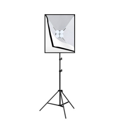 Puluz Studio Softbox 50x70cm con 4 LED, Treppiede e Borsa