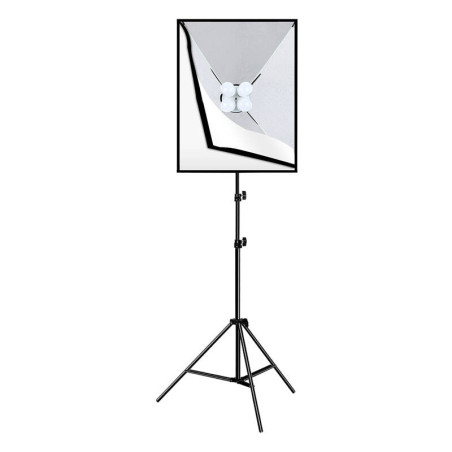 Puluz Studio Softbox 50x70cm con 4 LED, Treppiede e Borsa