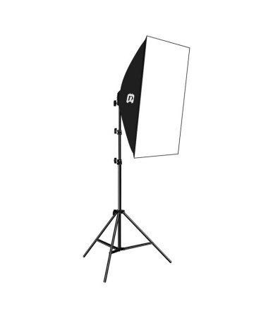 Puluz Studio Softbox 50x70cm con 4 LED, Treppiede e Borsa