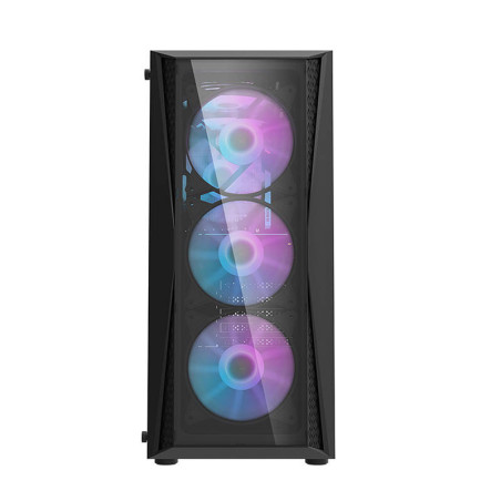 darkFlash DK352 Plus Case ATX Nero 4 Ventole RGB