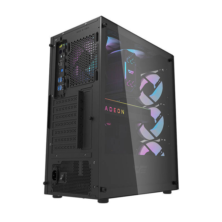 darkFlash DK352 Plus Case ATX Nero 4 Ventole RGB