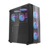 darkFlash DK352 Plus Case ATX Nero 4 Ventole RGB