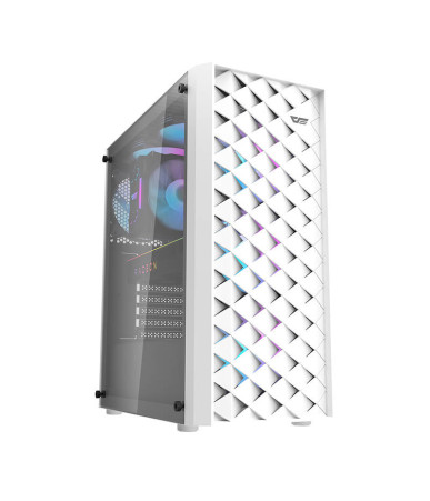 Darkflash DK351 computer case (white) + 4 RGB fans