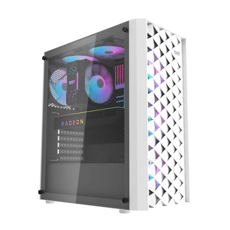 darkFlash DK351 Case PC Bianco 4 Ventole RGB