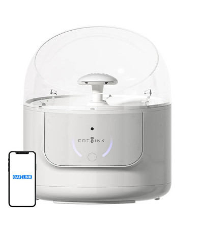 Fontanella per Gatti CATLINK Pure CL-W-01 2.3L Wi-Fi Ceramica Bianca