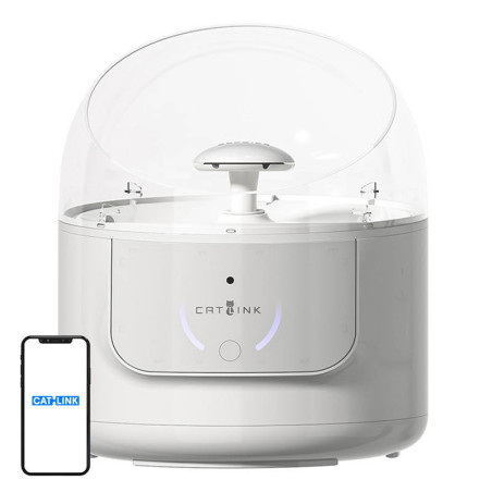 Fontanella per Gatti CATLINK Pure CL-W-01 2.3L Wi-Fi Ceramica Bianca