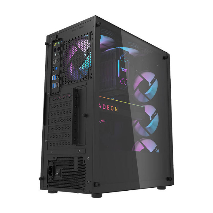 Darkflash DK351 Case Mid-Tower Nero con 4 Ventole RGB
