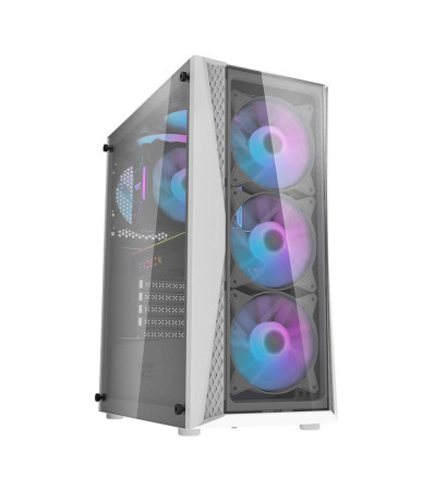 Darkflash DK352 Plus computer case (black and white) + 4 ARGB fans