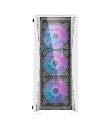 Darkflash DK352 Plus computer case (black and white) + 4 ARGB fans
