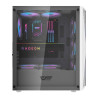 darkFlash DK352 Plus Case Midi Tower Nero con 4 ventole ARGB