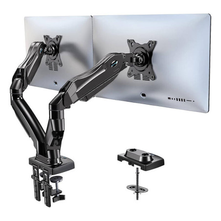 Huanuo HNDS6 Supporto Doppio Monitor 13-30 pollici Nero