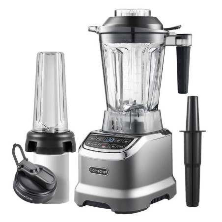 AMZCHEF ZM5003-GA Frullatore da Banco 1800W Grigio