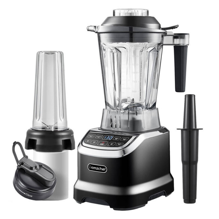 AMZCHEF ZM5003-BK Frullatore da Banco 1800W Nero AMZCHEF ZM5003-BK Frullatore da Banco 1800W Nero