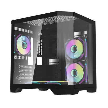 darkFlash FT350 Case ATX Nero con 5 ventole ARGB
