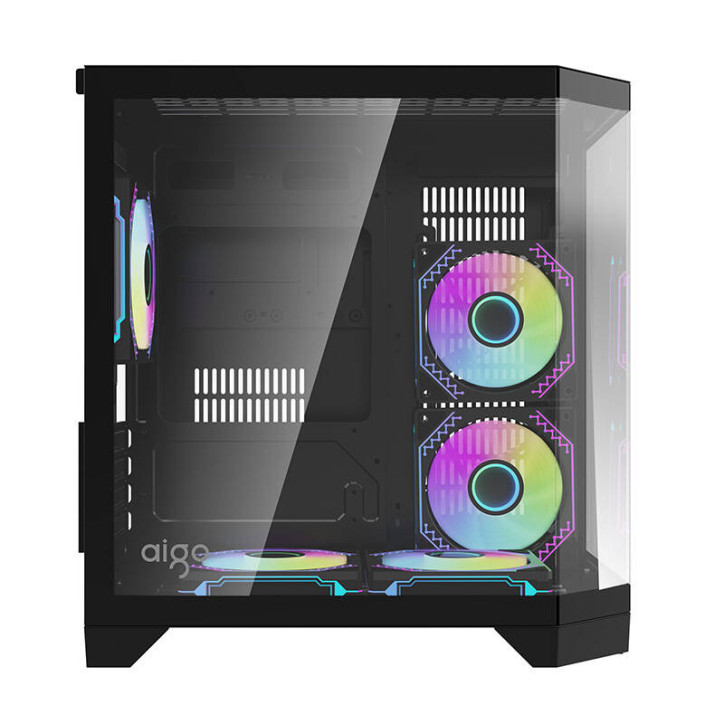 darkFlash FT350 Case ATX Nero con 5 ventole ARGB