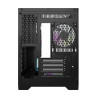 darkFlash FT350 Case ATX Nero con 5 ventole ARGB