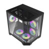 darkFlash FT350 Case ATX Nero con 5 ventole ARGB