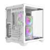 darkFlash FT350 Case ATX Mini Tower Bianco 5 Ventole ARGB