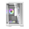 darkFlash FT350 Case ATX Mini Tower Bianco 5 Ventole ARGB