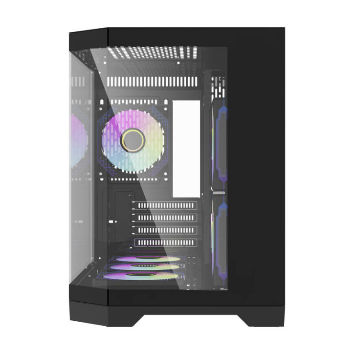 darkFlash FT418 Case Mid Tower ATX Nero con 6 ventole aRGB