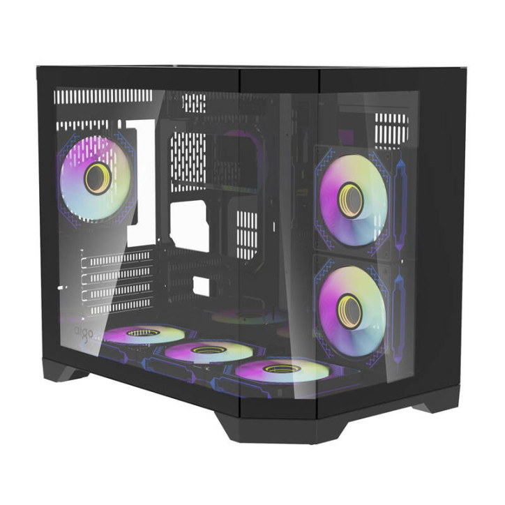 darkFlash FT418 Case Mid Tower ATX Nero con 6 ventole aRGB