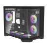 darkFlash FT418 Case Mid Tower ATX Nero con 6 ventole aRGB