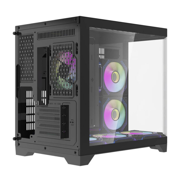 darkFlash FT418 Case Mid Tower ATX Nero con 6 ventole aRGB