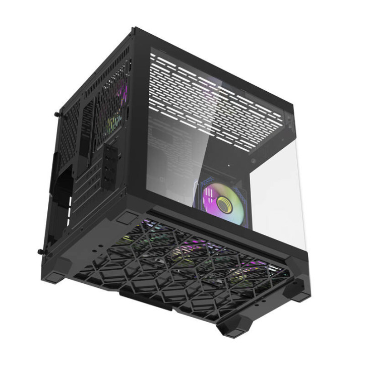 darkFlash FT418 Case Mid Tower ATX Nero con 6 ventole aRGB