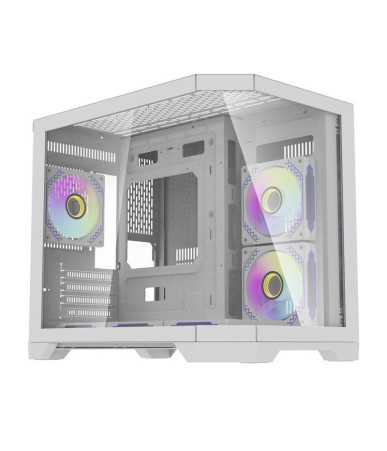 Darflash FT418 computer case + 6 aRGB fans (white)