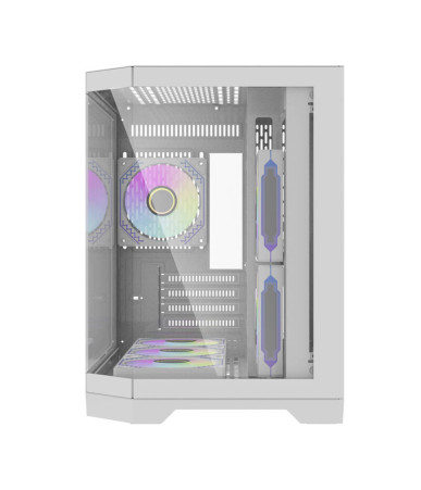 Darflash FT418 computer case + 6 aRGB fans (white)