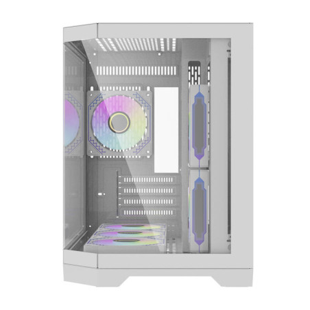 darkFlash FT418 Case ATX Mid Tower Bianco con 6 ventole aRGB