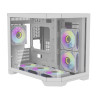 darkFlash FT418 Case ATX Mid Tower Bianco con 6 ventole aRGB