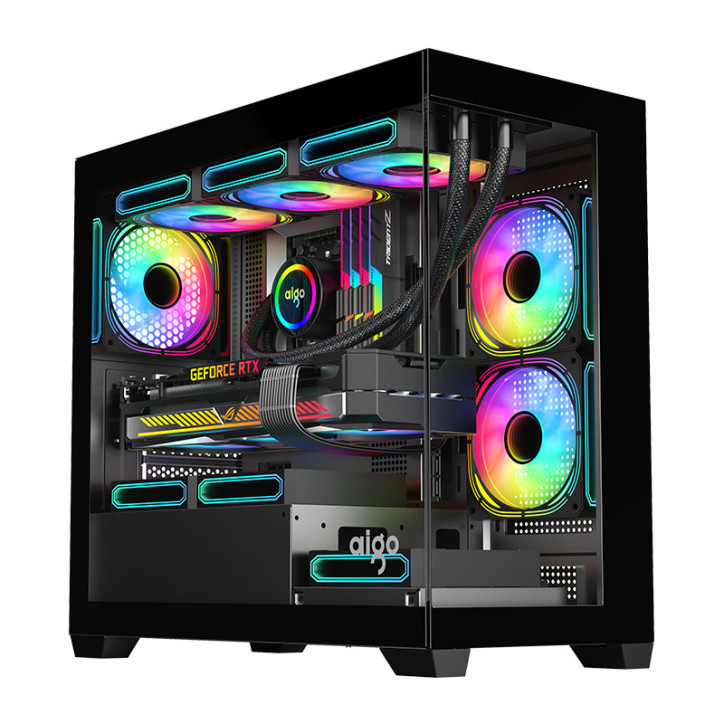 darkFlash C218M Case PC Nero con 6 Ventole ARGB