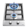 IsEasy MGBS-312A Piano Cottura a Gas 2 Fuochi Acciaio Inox