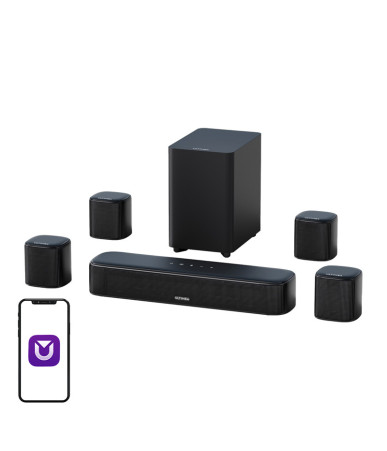Ultimea Aura A40 Soundbar 7.1 Canali Virtual Surround Nero