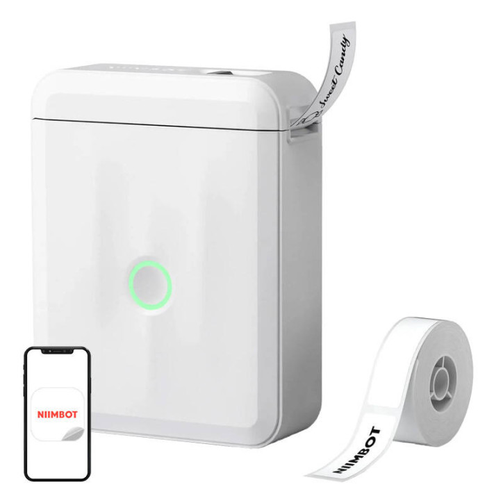 Niimbot D110M Stampante Etichette Portatile Bianco Niimbot D110M Stampante Etichette Portatile Bianco
