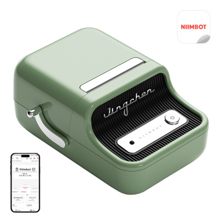 Niimbot B21 Pro Stampante Termica Portatile Etichette Verde