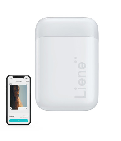 Liene Pearl 2x3" Stampante Fotografica Portatile Bianco