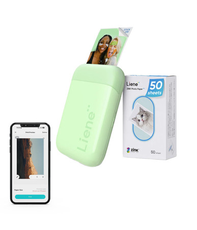 Liene Pearl Stampante Fotografica Portatile 2x3" Verde