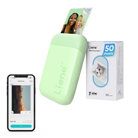 Liene Pearl Stampante Fotografica Portatile 2x3" Verde