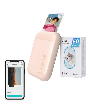 Liene Pearl 2x3" Portable Photo Printer (Pink)