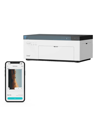 Liene Amber M100 Stampante Fotografica Portatile 4x6" Wi-Fi con 20 Fogli