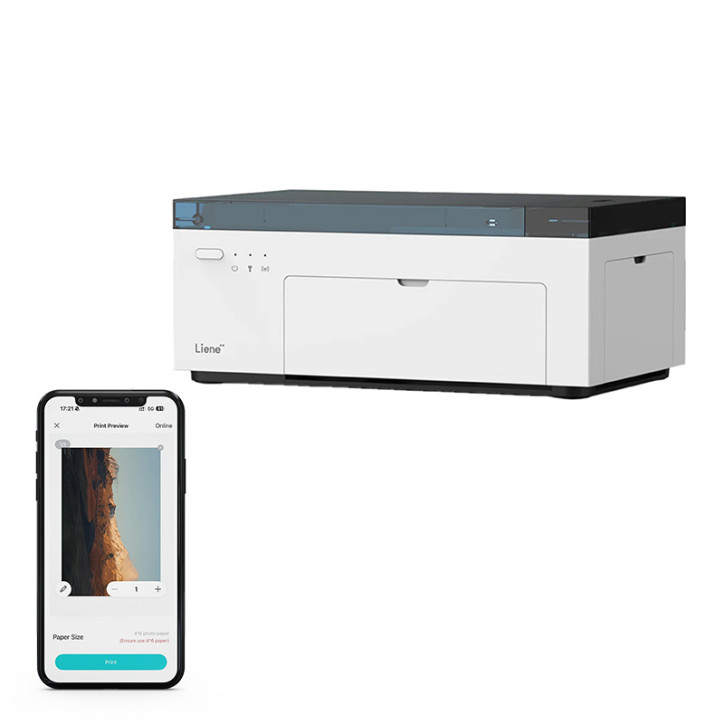Liene Amber M100 Stampante Fotografica Portatile 4x6" Wi-Fi con 20 Fogli Liene Amber M100 Stampante Fotografica Portatile 4x6" Wi-Fi con 20 Fogli