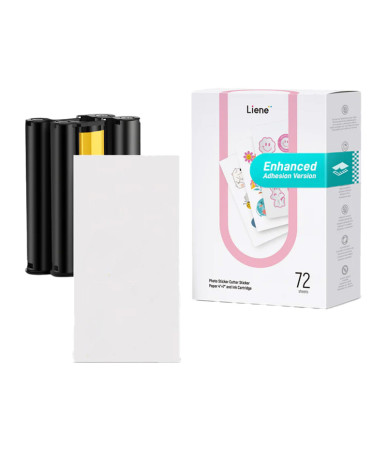 Liene PixCut Carta Adesiva 4x7" 72 Fogli