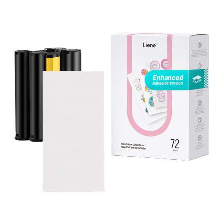 Liene PixCut Carta Adesiva 4x7" 72 Fogli