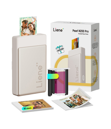 Liene Pearl N200 Pro Stampante Fotografica Portatile 2x3" Oro