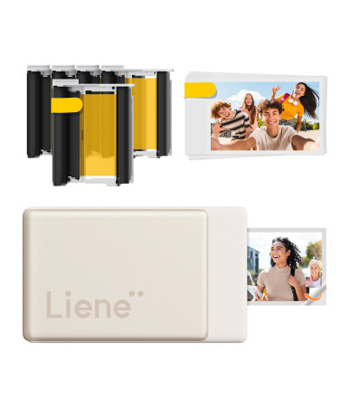 Liene Pearl N200 Pro Stampante Fotografica Portatile 2x3" Kit Oro